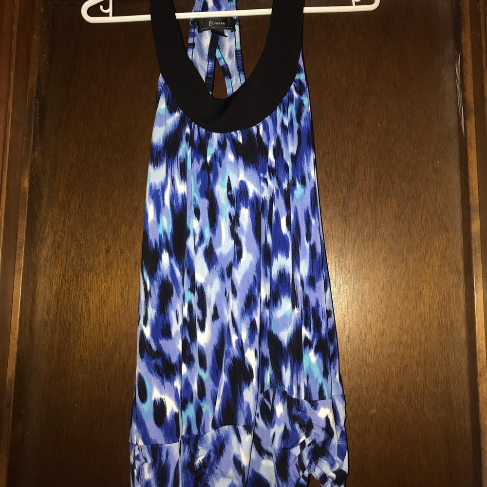 Tank top with open back